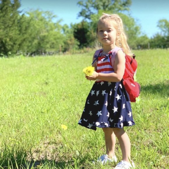 Independence Day Girl Outfit Clothes Dress 4th of July stars america patriotic - Picture 3 of 7